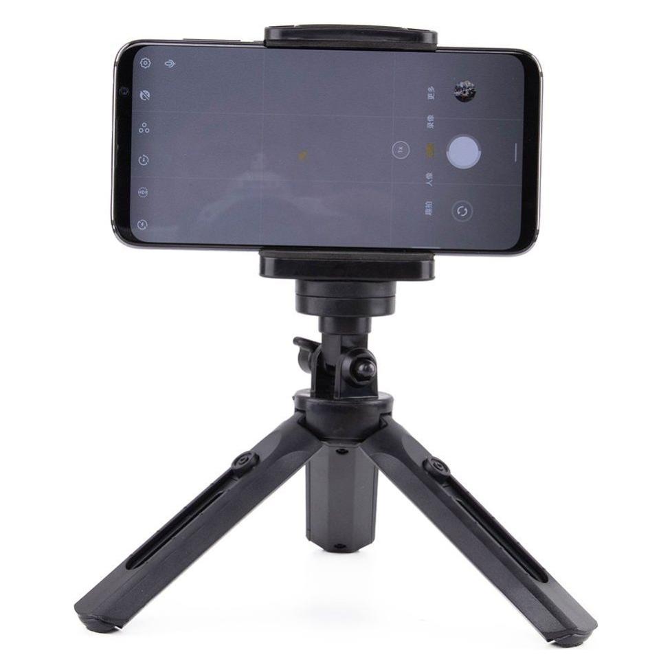Hurtel Mini-Telefonständer Kamera-Stativ Selfie-Stick GoPro Griff schwarz (1404978613)