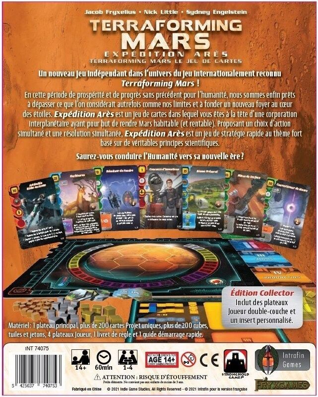 Fryxgames Terraforming Mars - Expédition Arès