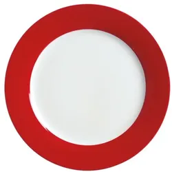 Ritzenhoff & Breker 4-teiliges Speiseteller-Set »Doppio« rot, 27x3 cm