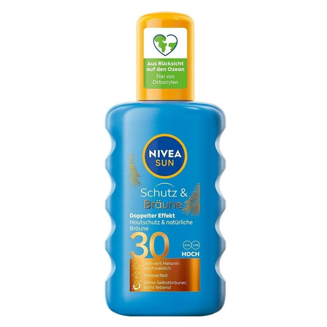 Nivea Schutz & Bräune Sonnnenspray LSF 30 (SPF 30, 200 ml) (85445)