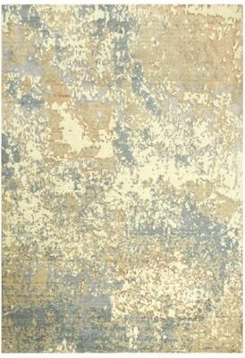 Alora Decor Essential Beige, Ivory, and Grey Abstract Wool Blend Rug