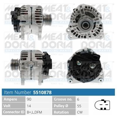 MEAT & DORIA Generator 5510878 für VW