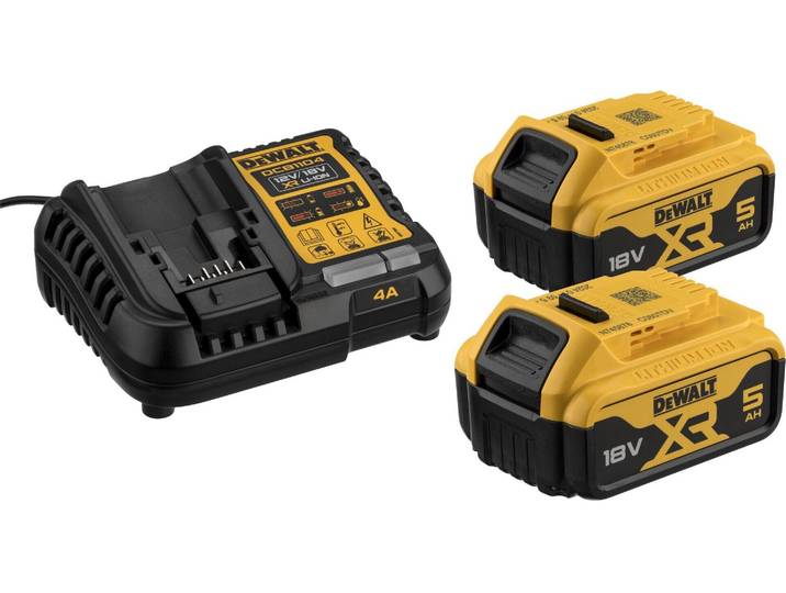 DeWalt DCB1104P2-QW 2x 18V 5Ah Kit batterie