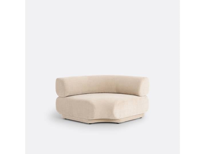 LA REDOUTE Angle modulable velours texturé, Teide Angle réversible Beige Ecru