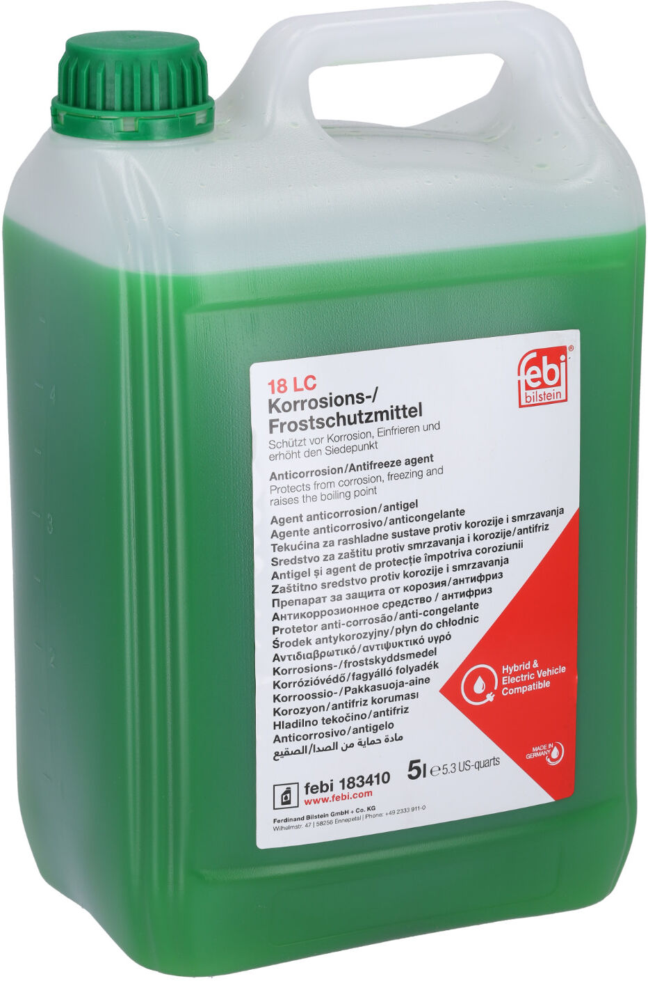 Febi Bilstein Frostschutz Korrosions- / Frostschutzmittel 18 Lc (Konzentrat) [5 L] 183410 5l Für Fiat Bmw