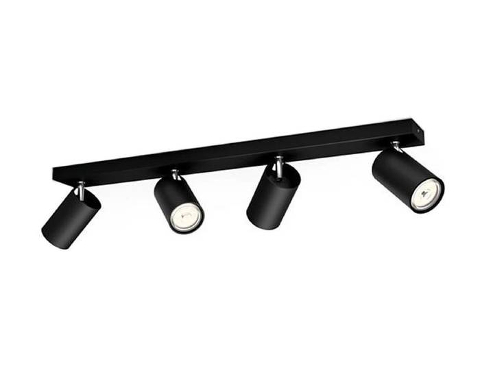 Philips myLiving Spot Kosipo 4flg. 4x5,5W Schwarz