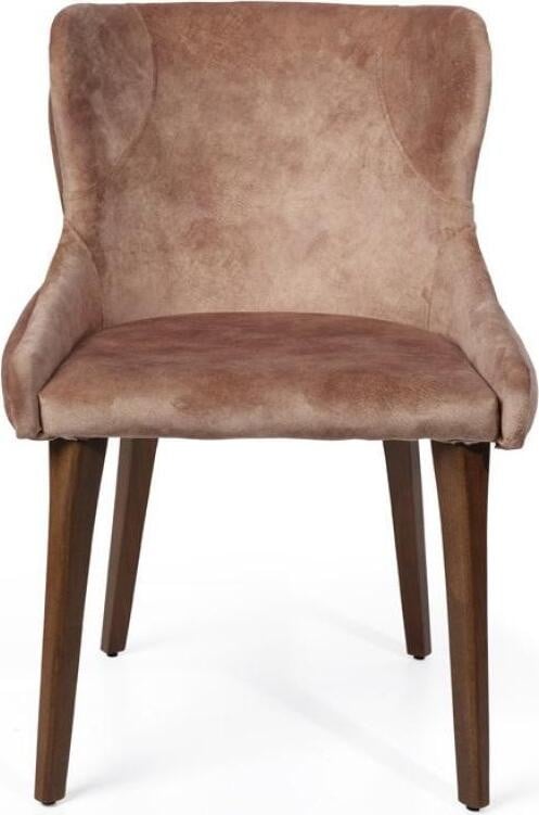 Moderne luxe houten eetkamerstoel design fauteuil