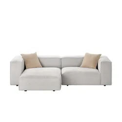 Ecksofa  Noé ¦ weiß ¦ Maße (cm): B: 247 H: 65 T: 149.0