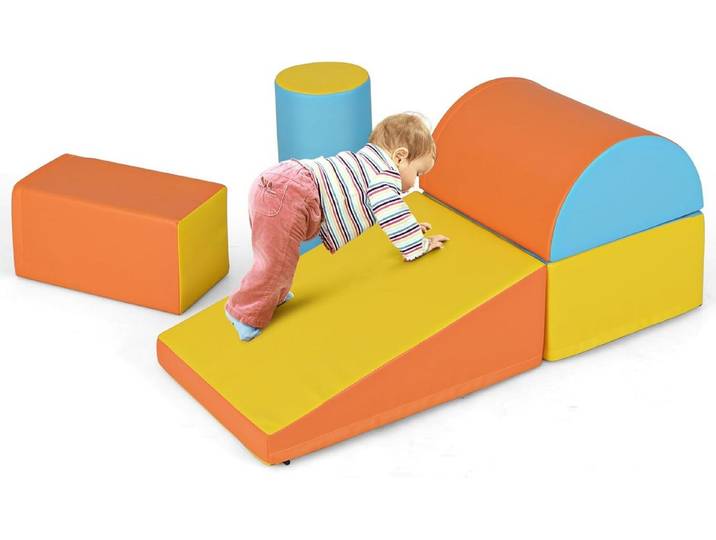 COSTWAY 5TLG. Schaumstoffbausteine Spielbausteine, für Baby & Kinder