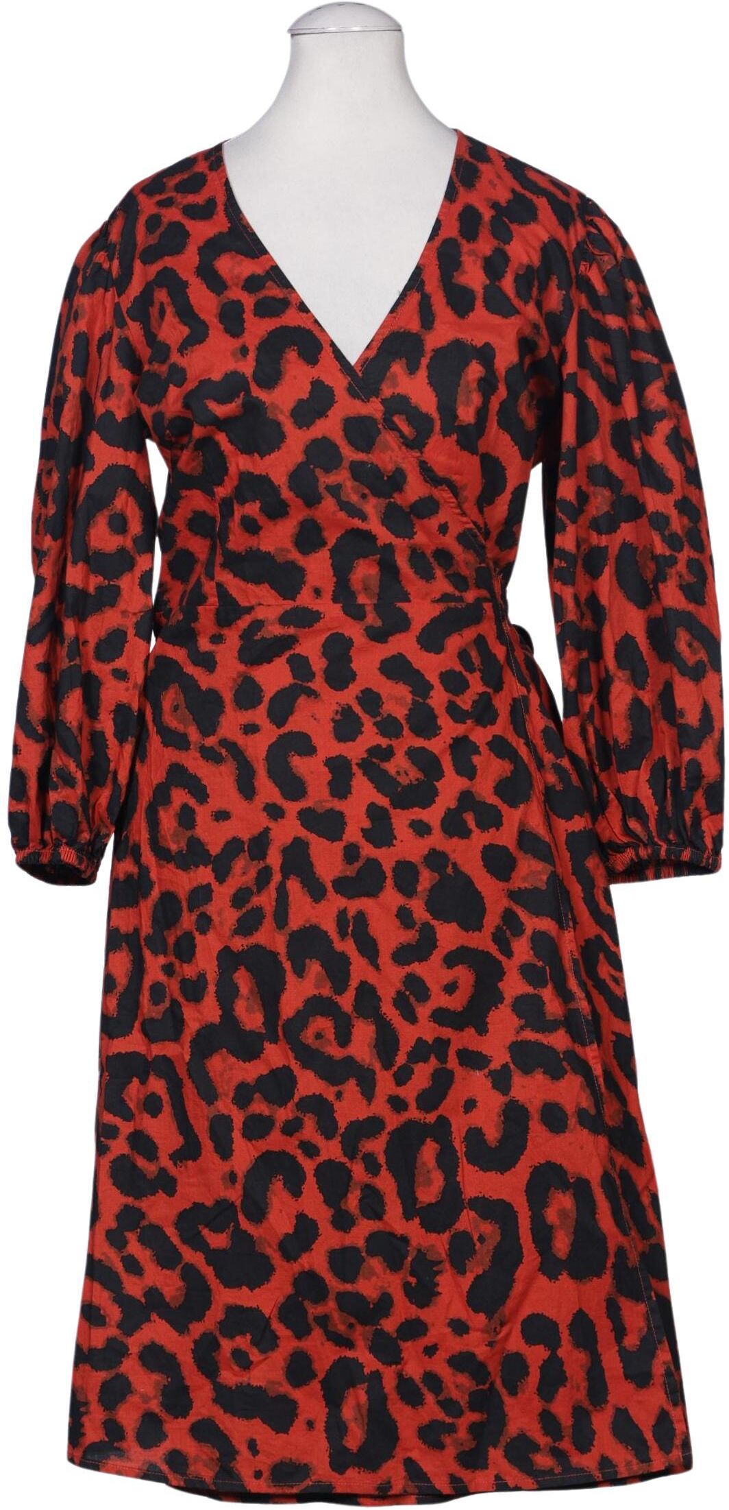 Minimum Damen Kleid, Rot, Gr. EU 36, Baumwolle - Second Hand