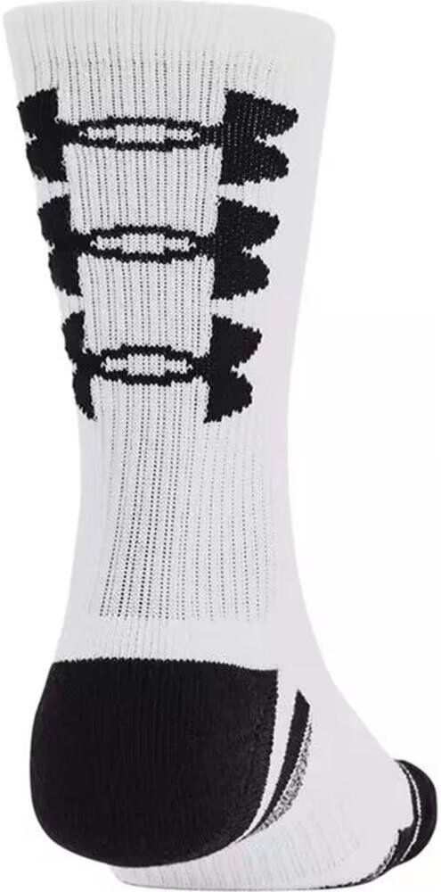 Pack 3 Calcetines Deportivos Under Armour Unisex Blanco Xl Mujer