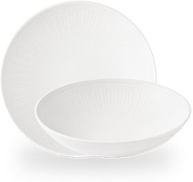 Churchill Piatto Fondo 18,2 cm Inked Collection Era White