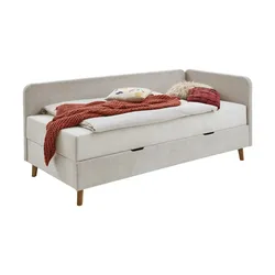 Polsterliege in Cord Carlotta ¦ beige ¦ Maße (cm): B: 100 H: 84