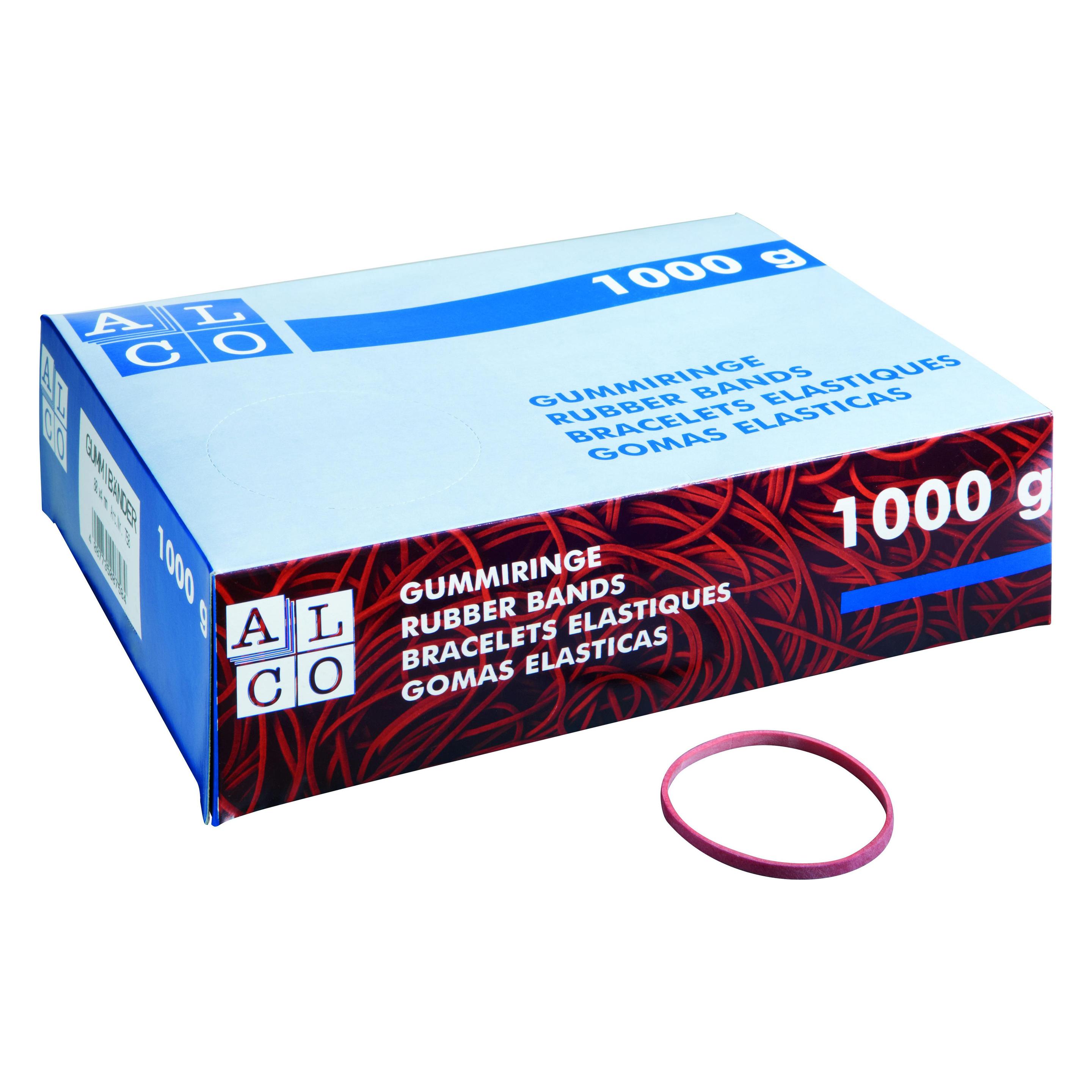 Alco Gummiring 100mm Kautschuk rot 1.000 g/Pack. (1 Stk.) (22432570)