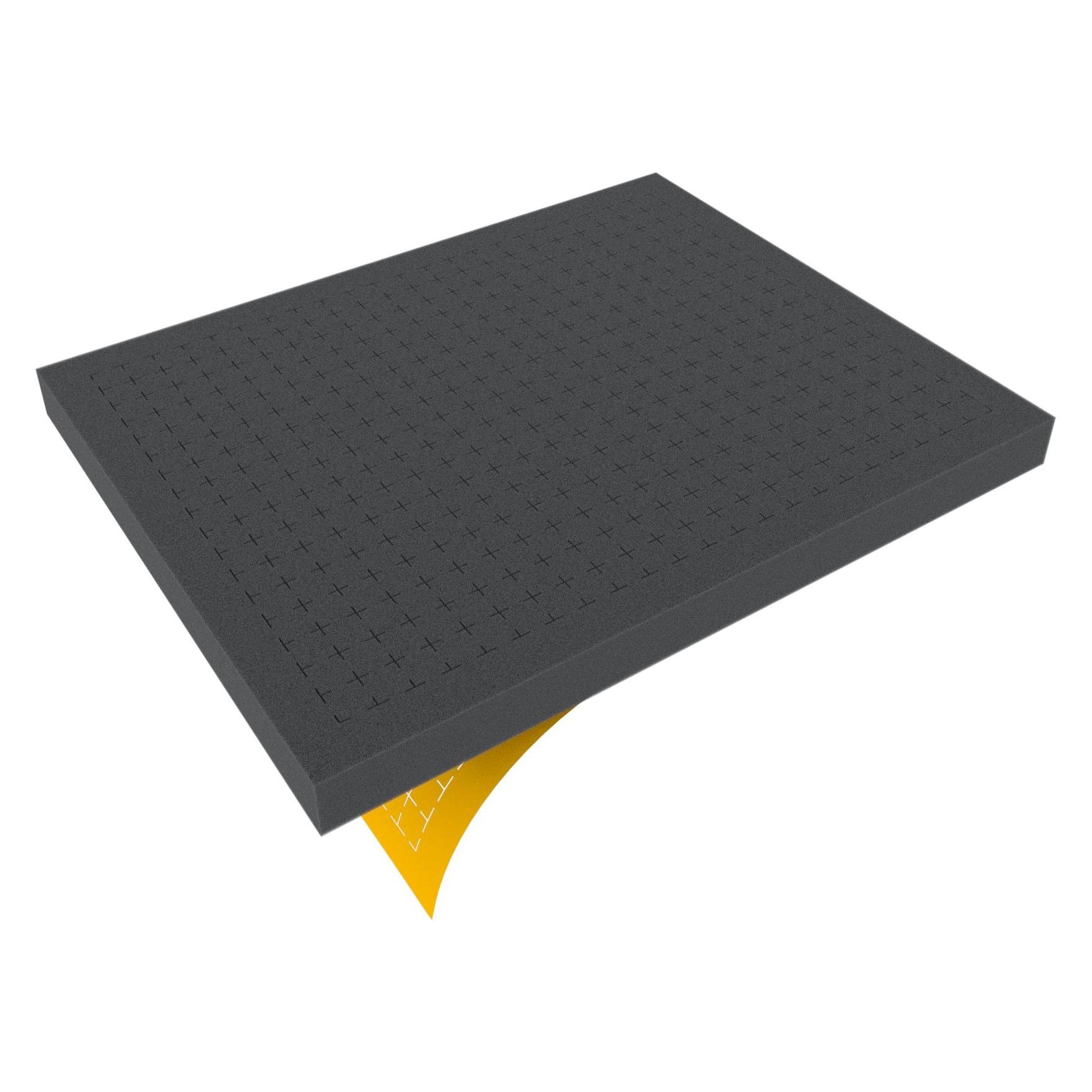 Feldherr FS025RS - 25 mm Full-Size Raster-Schaumstoffeinlage selbstklebend (Schaumstoff) (FS025RS)