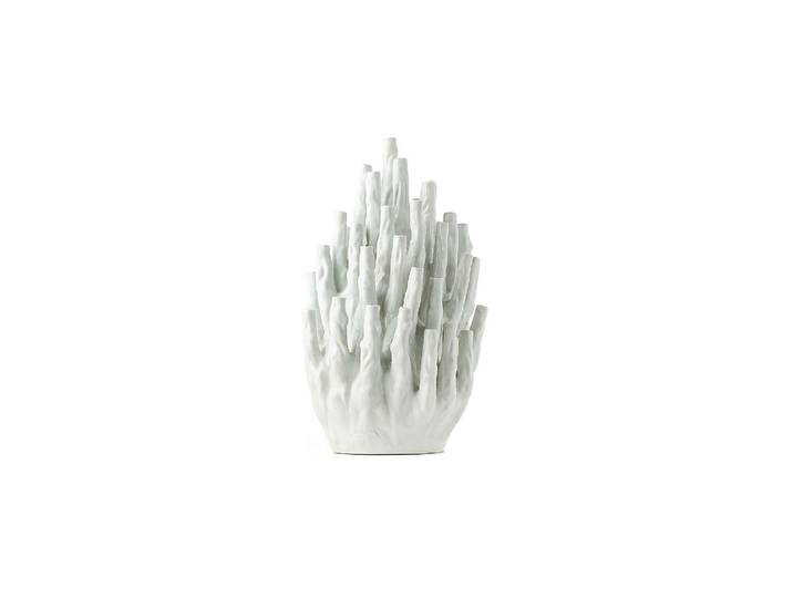 Vase en porcelaine blanc h60cm Coral