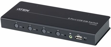 Aten CS724KM-AT switch per keyboard-video-mouse (kvm) Nero (CS724KM-AT)