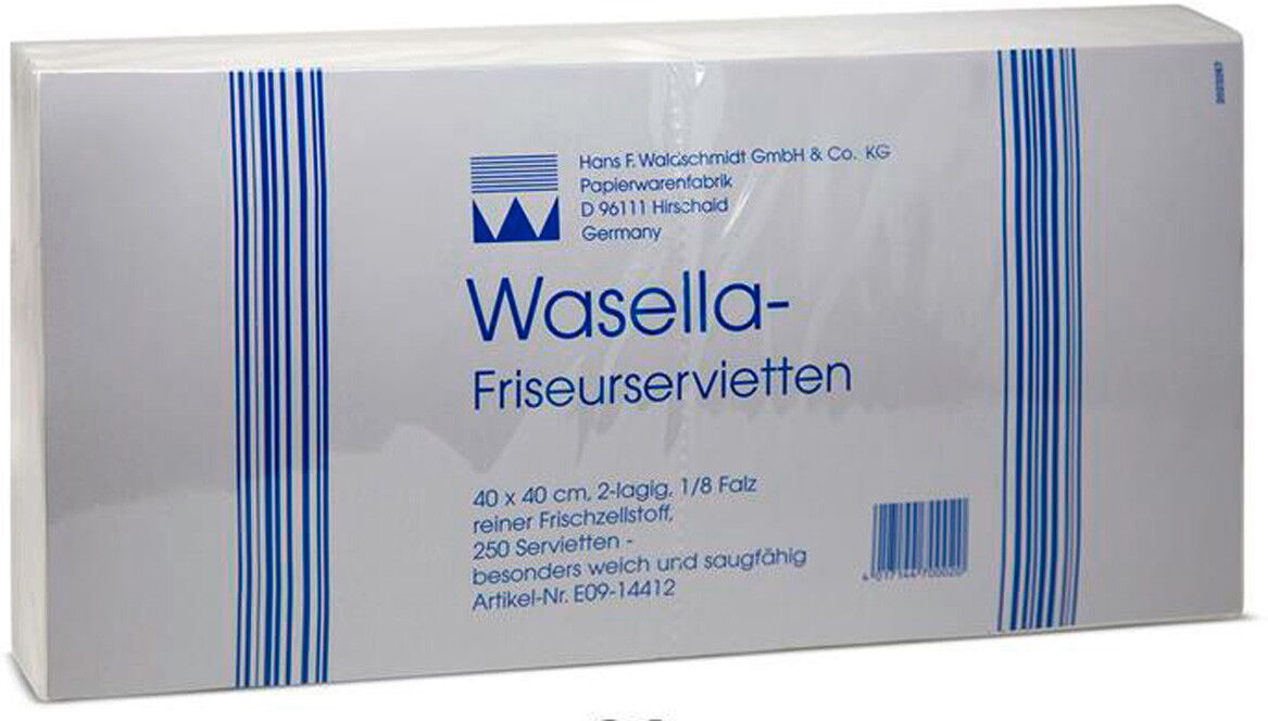 250 Stück Waldschmidt Wasella-Friseurservietten