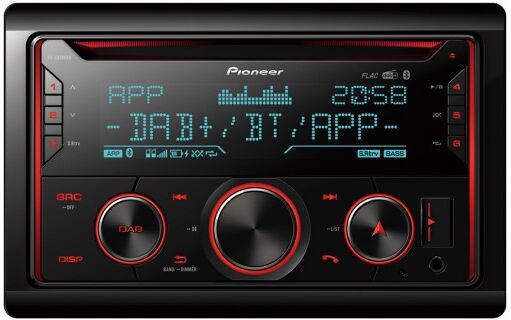 Pioneer FH-S820DAB Ricevitore multimediale per auto Nero 200 W Bluetooth (FH-S820DAB)