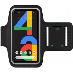 SmartFitness Google Pixel 4a 5G Handy Sport Armband, Smartphone Sportarmband, Schwarz