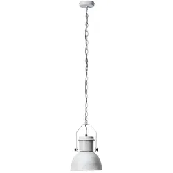 BRILLIANT Lampe Salford Pendelleuchte 23cm grau Beton   1x A60, E27, 60W, geeignet für Normallampen (nicht enthalten)   Für LED-Leuchtmittel geeignet