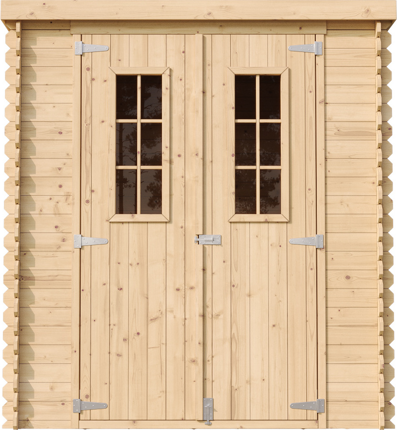 Gartenhaus Holz mit Boden Imprägnierte - 3.53 m2 TIMBELA M309C+M309G