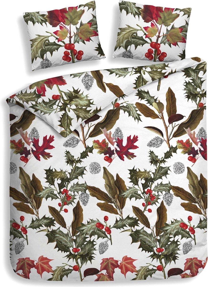 Heckett & Lane Flanel Dekbedovertrek Rifha Multi 200x220 cm