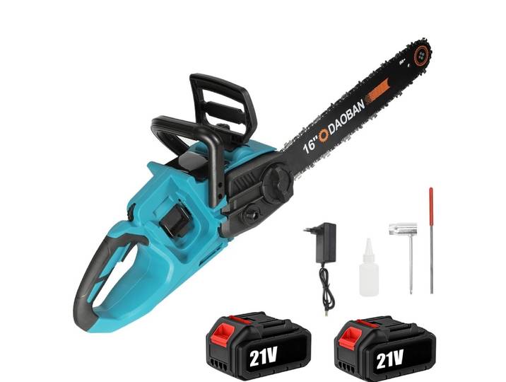 Tronçonneuse électrique sans balais de 16 pouces, 3500W, outil de coupe de bois sans fil, coupeur électrique pour l'élagage du jardin, pour batterie Makita