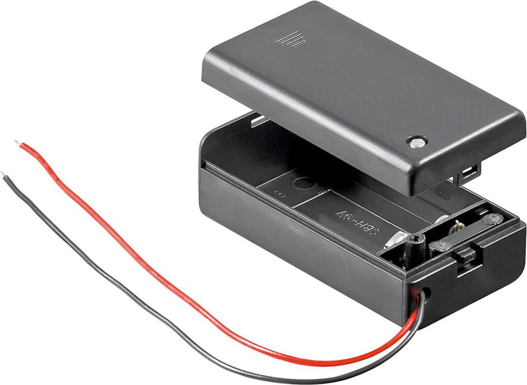Goobay Batteriehalter voor 1 x 9V Block