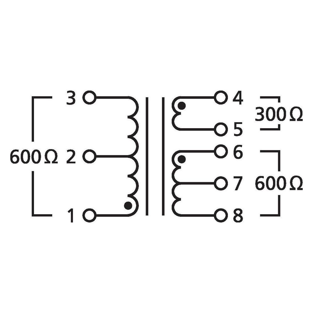 Monacor Audio-Uebertrager 1:1/2:1 fuer Line-Signale (LTR-110)