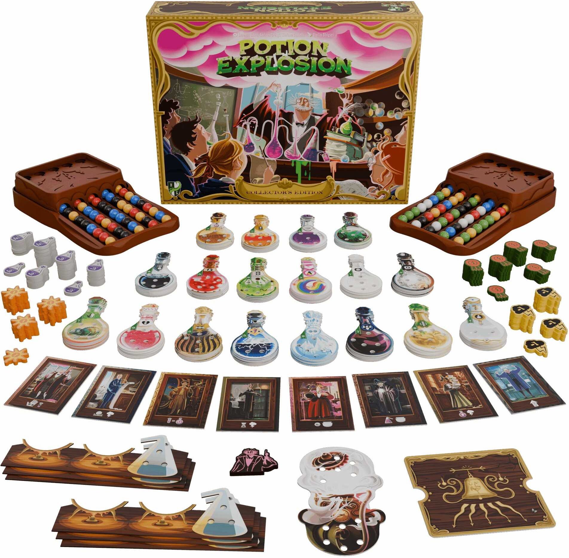 Potion Explosion Collector’s Edition Board Game, Ages 10+, Marble-Drafting and Potion-Brewing, 1-6 Players, Horrible Guild
