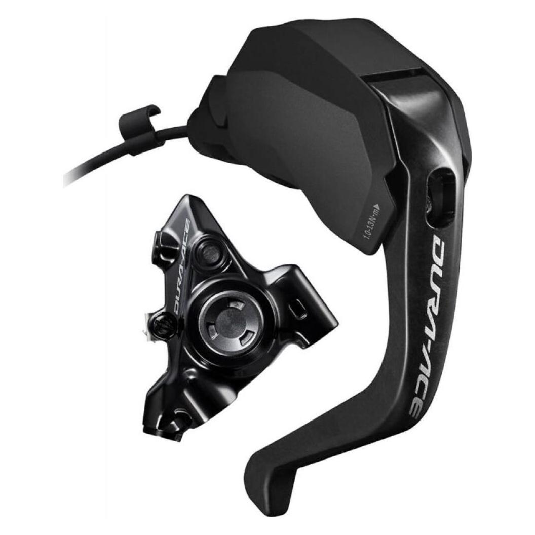 Shimano Scheibenbremsen-Set DURA-ACE BR- mit ST-R9180 Di2 vorne (Vorderradbremse, Bremshebel, Bremssattel, Bremsset) (IR91802DLF6SC100)
