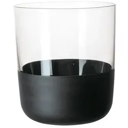 Villeroy & Boch Whiskyglas Manufacture Rock 4tlg. Kristall, Kristalloptik Schwarz