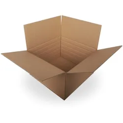 KK Verpackungen 100 x Faltkartons 470x470x270mm Versandkartons zweiwellig mit variabler Höhe