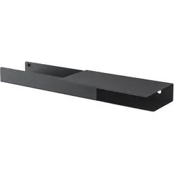 Muuto Folded Platform Wandregal, 62 x 5 cm, schwarz
