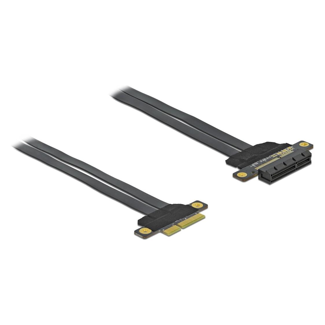 Delock PCI-E Riser Karte x4 zu x4 flexibel, 60 cm (85769)