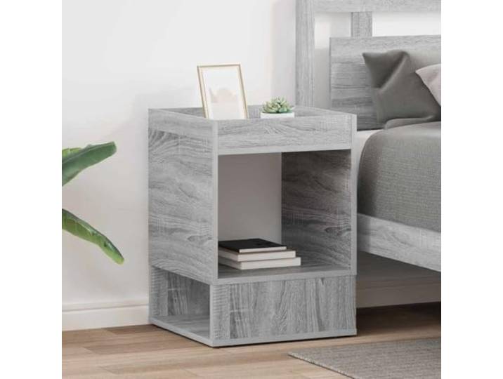 KPOUTRFG Beistelltisch 2 STK. Sonoma-Grau 40 x 40 x 56 cm Holzwerkstoff Holzwerkstoff, Sonoma-Grau, 40 x 40 x 56 cm, 2 Stück, rechteckig, pflegeleicht, für Innenräume, Wohnzimmer