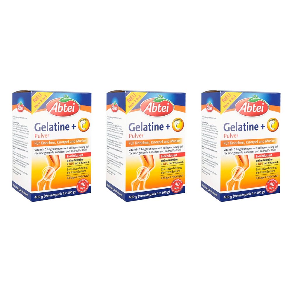 Perrigo Deutschland GmbH Abtei Gelatine Plus Vitamin C Pulver 08105123