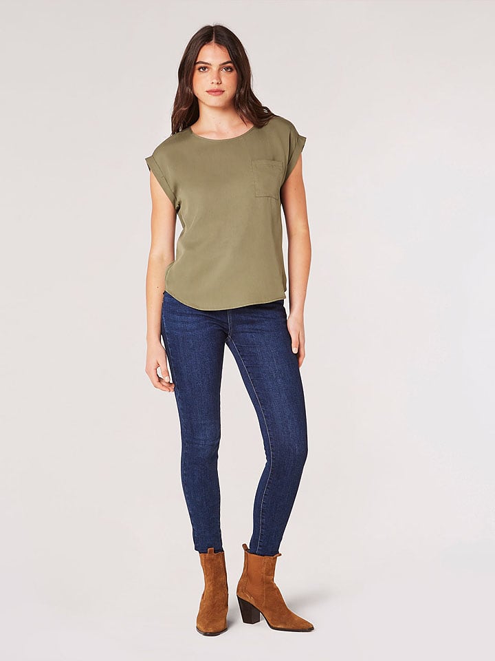 Apricot Shirt in Khaki - XS