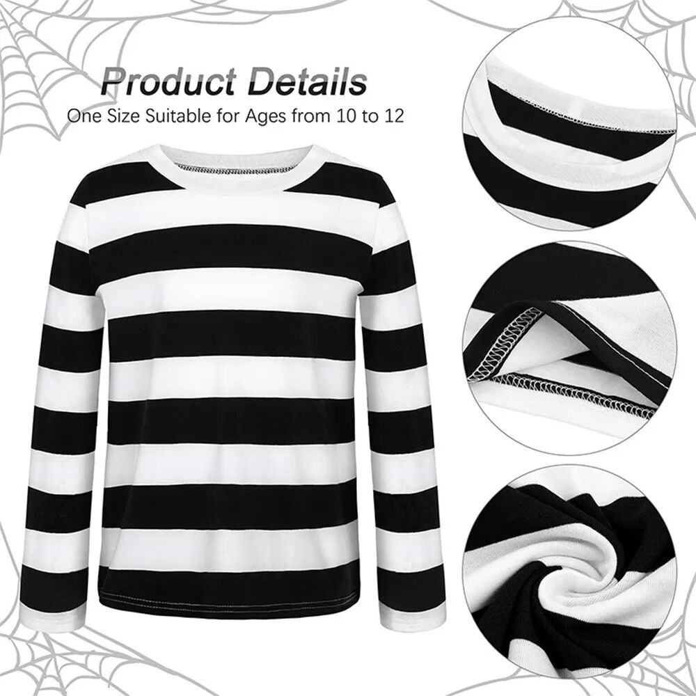 INF Damen Dieb Kostüm 6-teiliges Set - Halloween Cosplay Outfit
