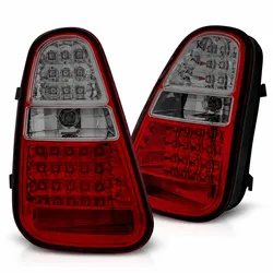 LED-Rückleuchten passend für Mini Cooper R50/R52/R53 2004–2006 | Rot/Smoke