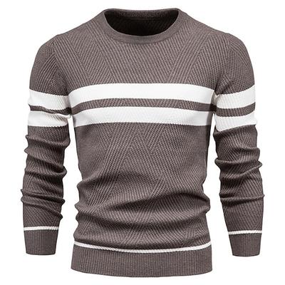 Neue herbst pullover herren pullover oansatz patchwork langarm warme dünne pullover männer lässige mode pullover männer kleidung