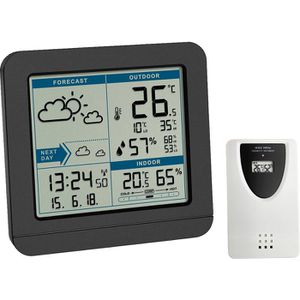 TFA Wetterstation 35.1152.01 SKY, Funk, digital, mit Außensensor, Wettervorhersage, LC-Display & 4 Messwerten