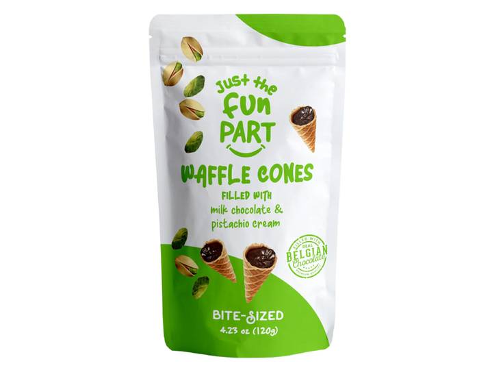 JUST THE FUN PART Chocolat au lait et crème de pistache 120 g