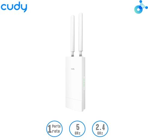 Cudy RE1200.Extender Wi-Fi AC1200 Gigabit Outdoor/Indoor,IP65,Mesh/Access Point,gestibile App Cloud