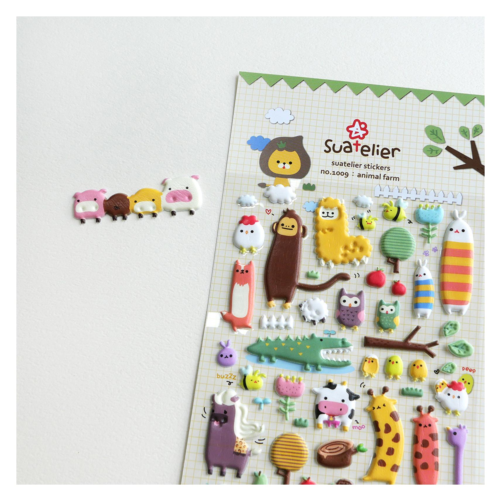 Teka Daily Deco Sticker ANIMAL FARM (10 Sticker) (SUA-1009)