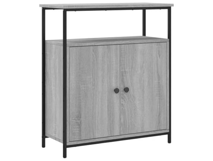 KKgypkn Sideboard Grau Sonoma 70x30x80 cm Holzwerkstoff Viel Stauraum, Robuste Oberplatte, Verstellbare Beine, Leicht zu Reinigen