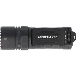 AceBeam, Taschenlampe, X20 LED-Taschenlampe, taktischer Suchscheinwerfer, bis zu 10.000 Lumen, inklusive Akkus (10000 lm)