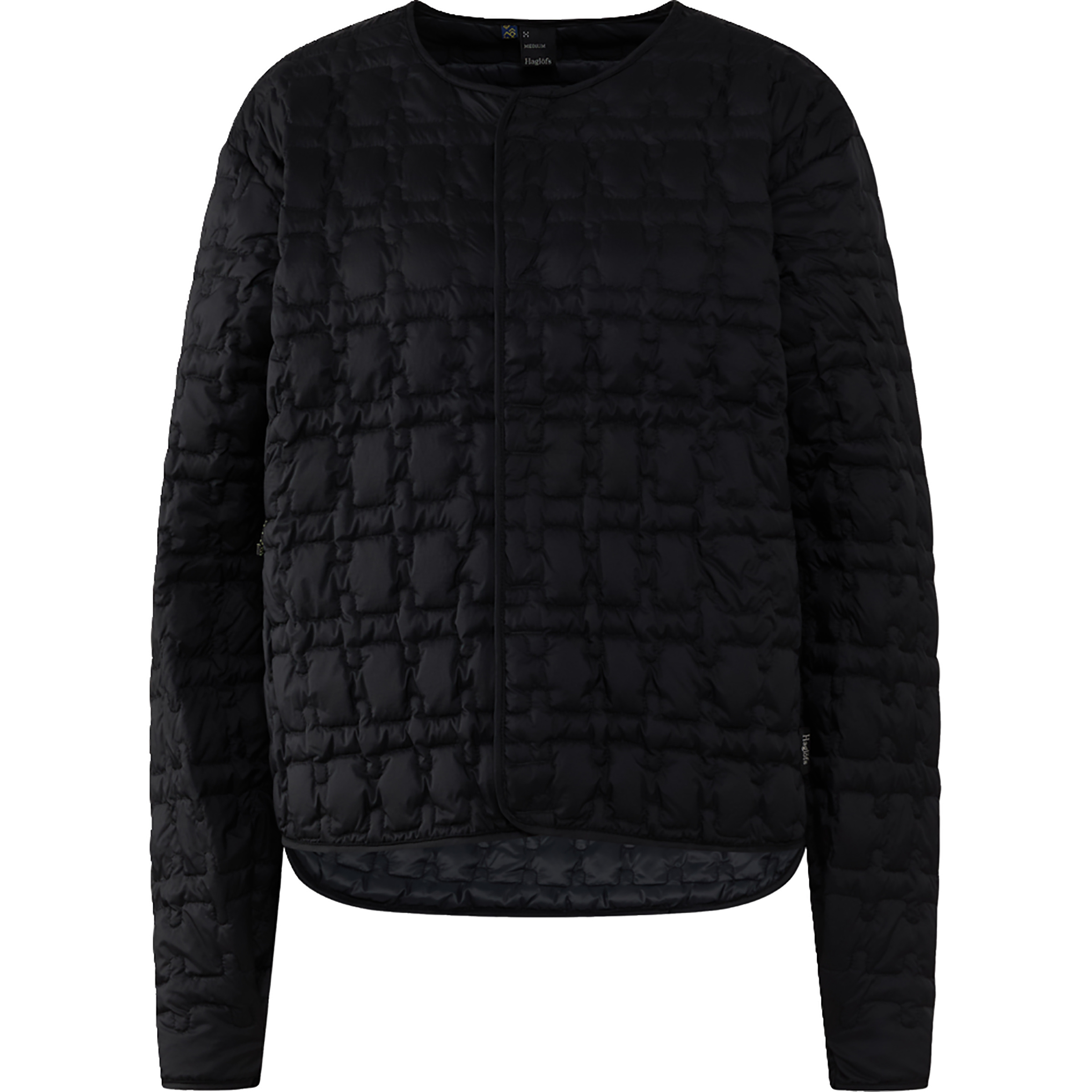 Haglöfs Fram Mimic Damen Isolationsjacke schwarz Größe M Lifestyle Klein verpackbar Wasserabweisend