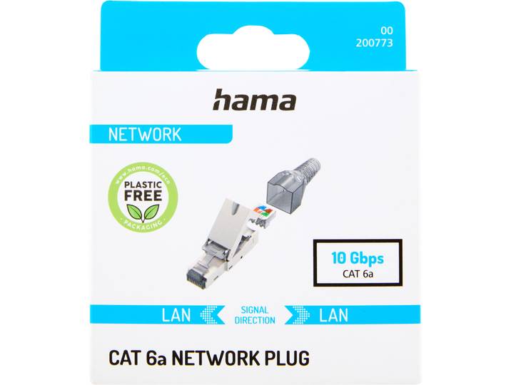 Hama Netzwerkstecker CAT 6a werkzeuglos